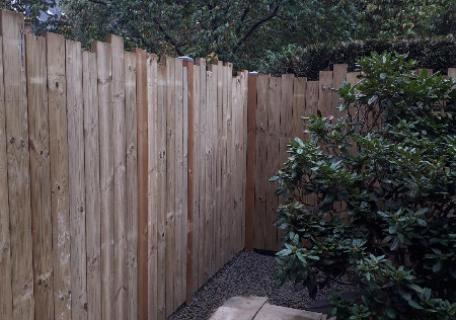 Création d'une clôture en bois - Rennes