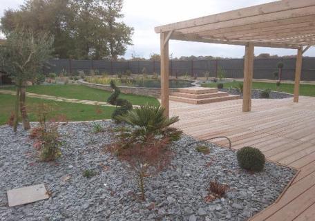 Création d'une piscine naturelle à Allaire