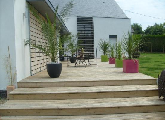 Terrasse en bois - Cesson Sévigné