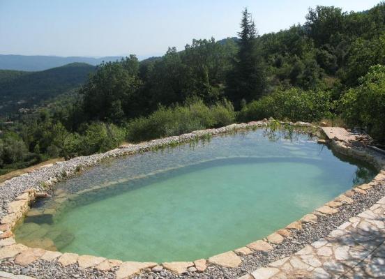Piscine naturelle - Bassins séparés