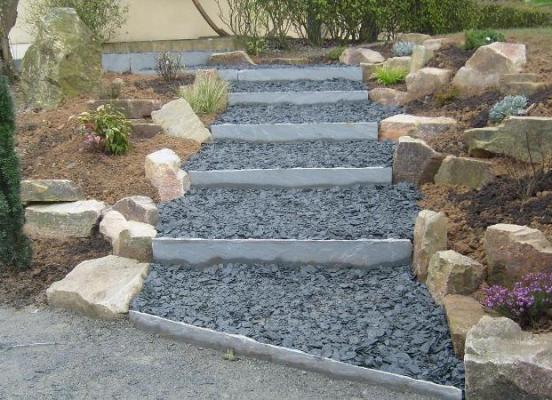 Escalier de jardin - Romillé