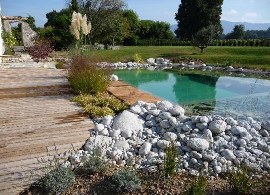Piscine naturelle Bassins séparés